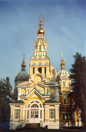 Saint-Voznesensk Cathedral in Almaty