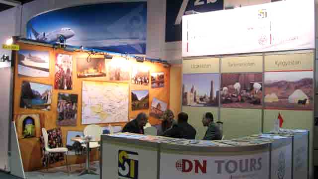 ITB 2012 - The Great Silk Road countries's stand